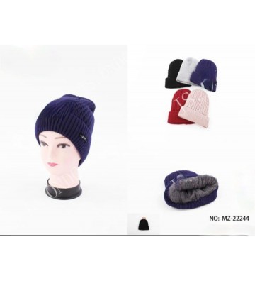 GORRO LISO TRENZA PELO MZ22244