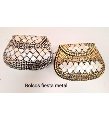 BOLSO FIESTA RIGIDO METAL