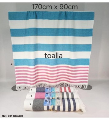 FOUTA TOALLA 90X170 CM REF 901