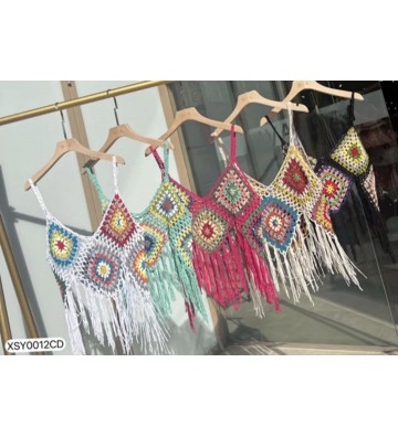 TOP CROCHET MULTI FLECOS...