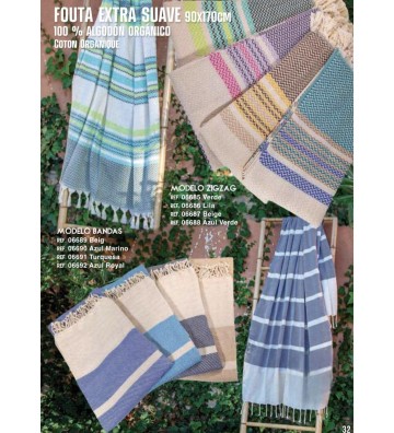 FOUTA EXTRA SUAVE SURTIDA...