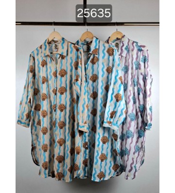 KURTA LARGA PRINT CONCHAS...