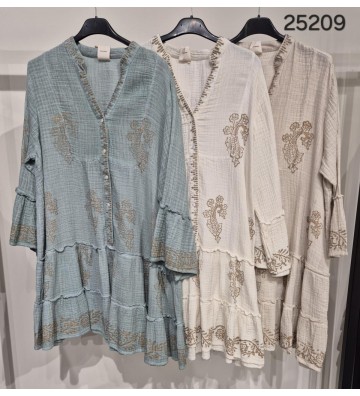 KURTA NATURAL CACAHEMIR 25209