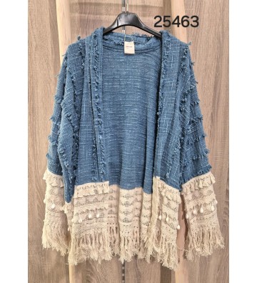 CHAQUETA JEANS CROCHET...