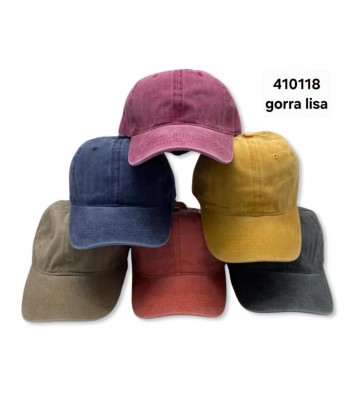 GORRA LISA COLORES PASTEL...