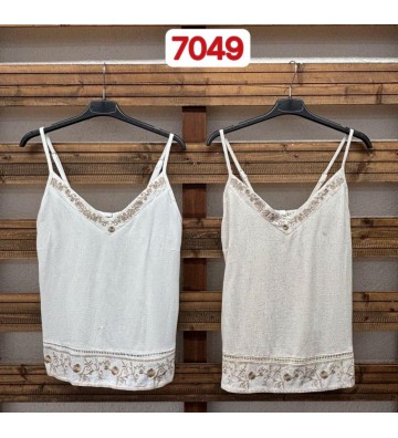 TOP LINO BORDADO 7049