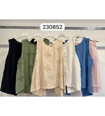 BLUSA VISCOSA BORDADA 370502