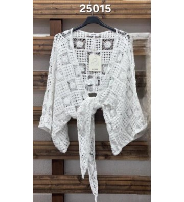 CHAQUETA CROCHET NUDO 35015