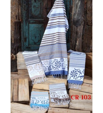 FOUTA MARINERA RAYAS CR103