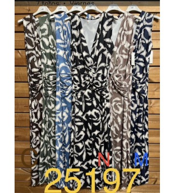 VESTIDO NUDO ESTAMPADO 251972