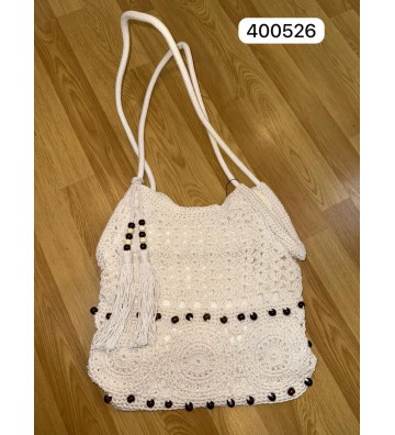 BOLSO CROCHET BOLITAS...