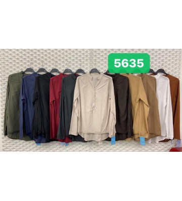 CAMISA BASICA CUELLO MAO 5635
