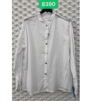 CAMISA CUELLO VOLLANTE 8390