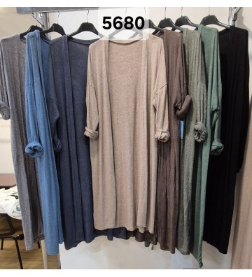 CHAQUETA BASICA LARGA 5680
