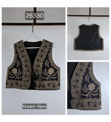CHALECO INDIA  BORDADO 26330