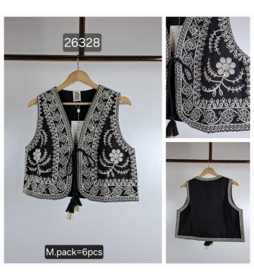 CHALECO INDIA  BORDADO 26328