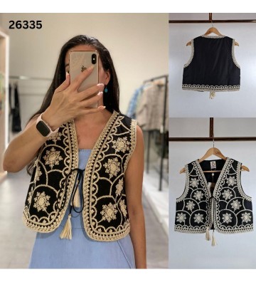 CHALECO INDIA  BORDADO 26335