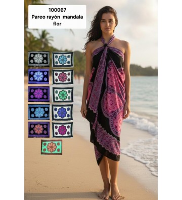 PAREO MANDALA FLOR