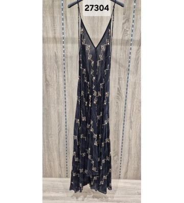 VESTIDO S/ESPALDA CON...