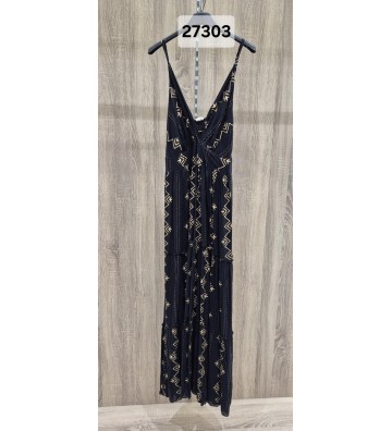 VESTIDO CORDON CINTURA CON...