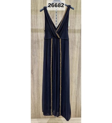 VESTIDO LARGO LINEAS...