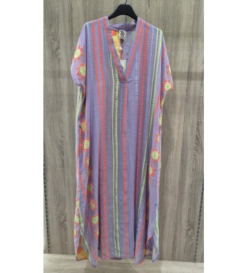 VESTIDO AZTECA LARGO 26242