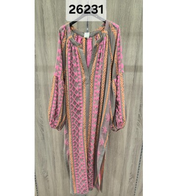 VESTIDO AZTECA LARGO...