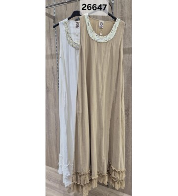 VESTIDO COTTON RUSTICO...