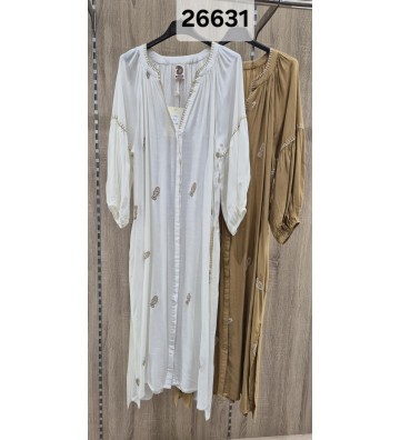 VESTIDO COTTON  BORDADO...