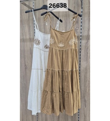 VESTIDO COTTON RUSTICO...