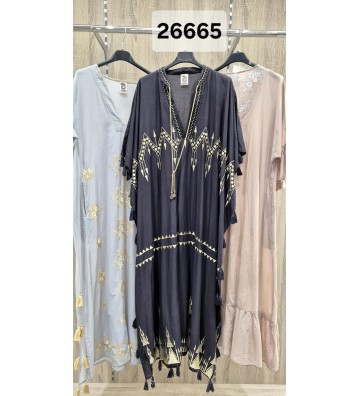 VESTIDO PONCHO COTTON...