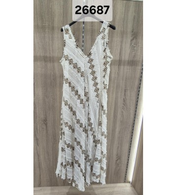 VESTIDO RUSTICO DORADO...