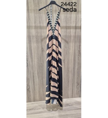 VESTIDO SEDA ETNICO 24422