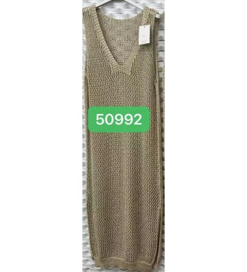 VESTIDO DORADO RED  PICO 50992