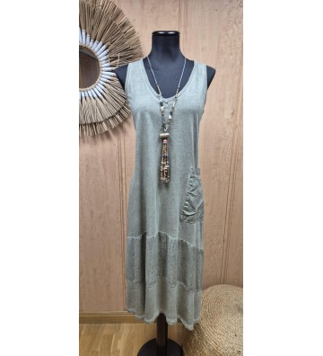 VESTIDO T/ANCHO BOLSILLO...