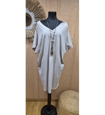 VESTIDO CAMISETA M/ CORTA...