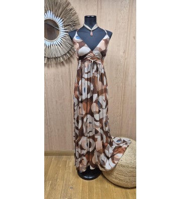 VESTIDO VISCOSA CORDON...