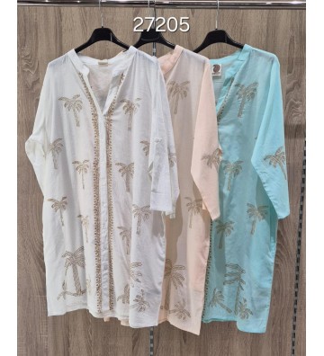 KURTA COLOR CON ORO...