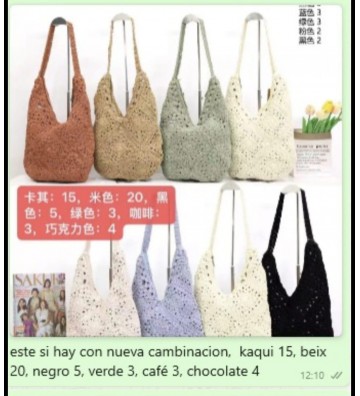 BOLSO CROCHET ROMBO RFB76313