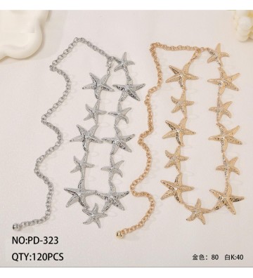 CINTURON CADENA ESTRELLAS...