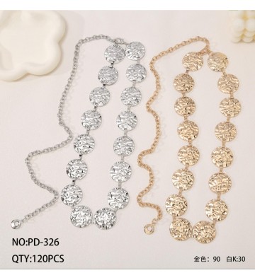 CINTURON CADENA CIRCULOS PD326