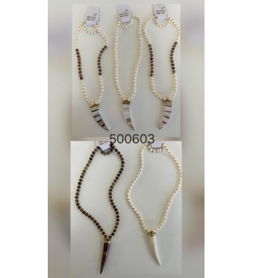 COLLAR CUERNO CONCHA