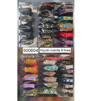 PULSERAS MIYUKI CUERDA FINA...