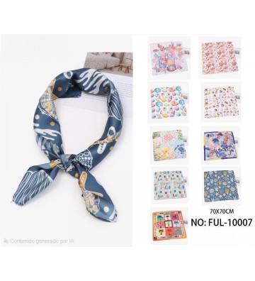 PAÑUELO SEDA 70*70 MAR...