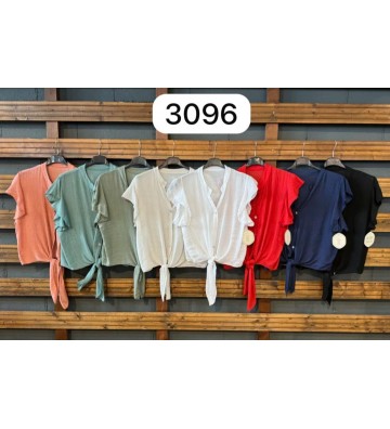 BLUSA VOLANTE Y NUDO 3096