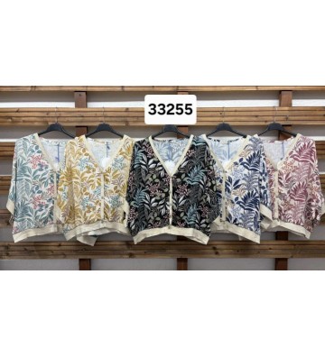 BOMBER ESTAMPADA FLORES 33255