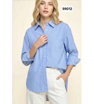 CAMISA RAYAS AZUL 99012