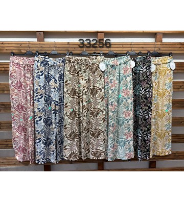 PANTALON ESTAMPADO FLORES...