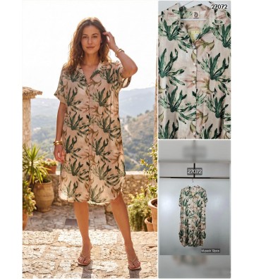 KURTA BOTONES ESTAMPADA 27072