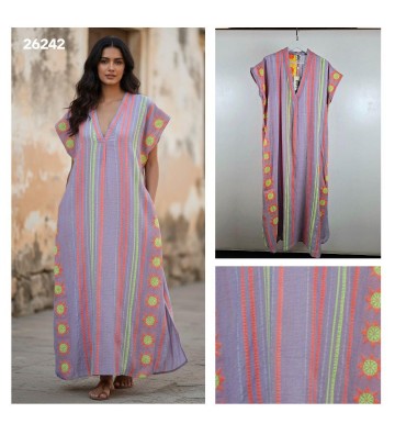 VESTIDO AZTECA LARGO 26242